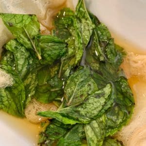 mint infused bourbon