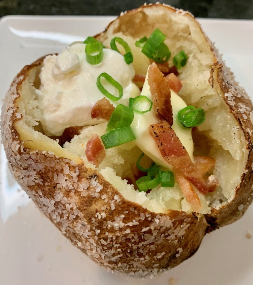 Steakhouse baked potato