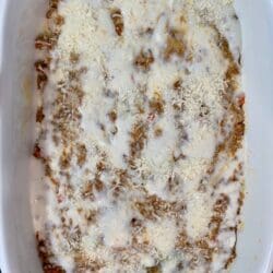 bechamel on bolognese