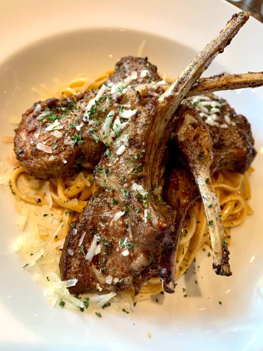 jerk lamb linguine