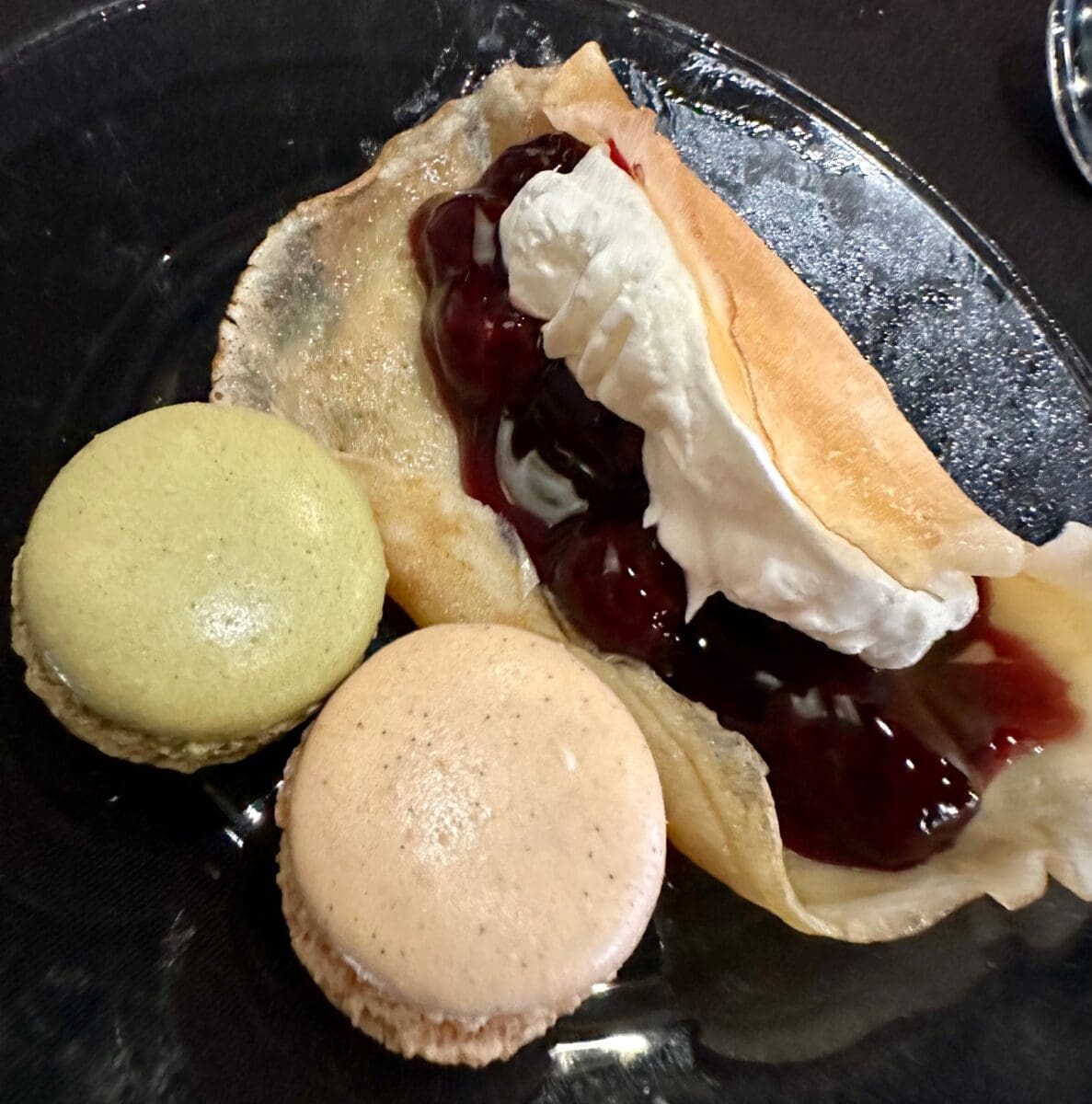 crepes and nacaroons