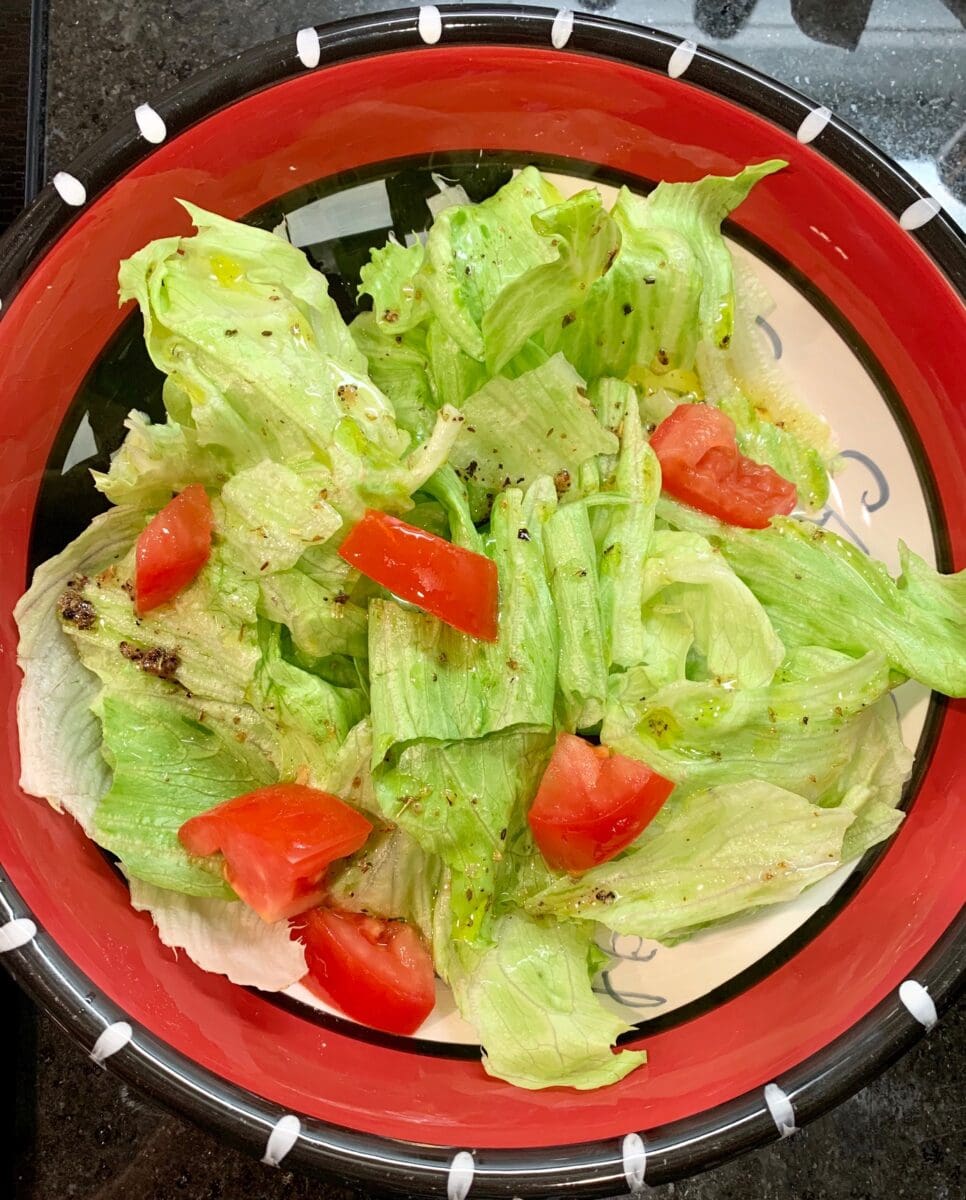 Wilted House Salad with Cajun Vinaigrette 2