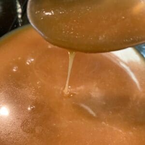 Togorashi Cheesecake Miso Caramel Sauce