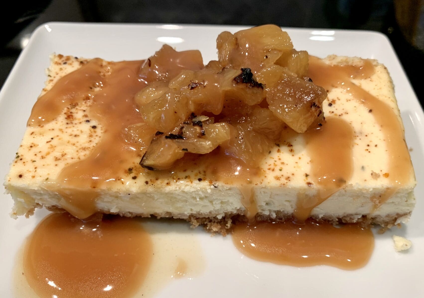 steakhouse menu Togarashi Cheesecake main