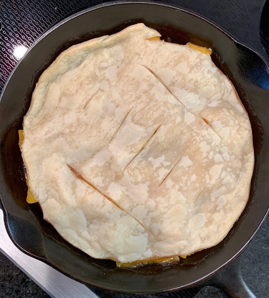 first crust cooked