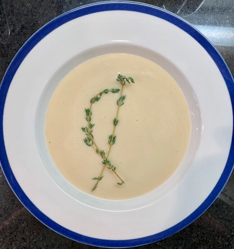 Cream of Garlic Soup main