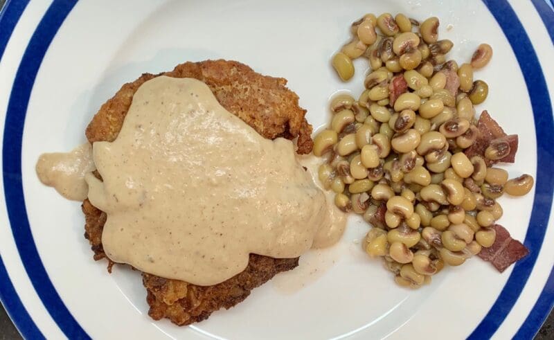 Chicken fried steak dinner