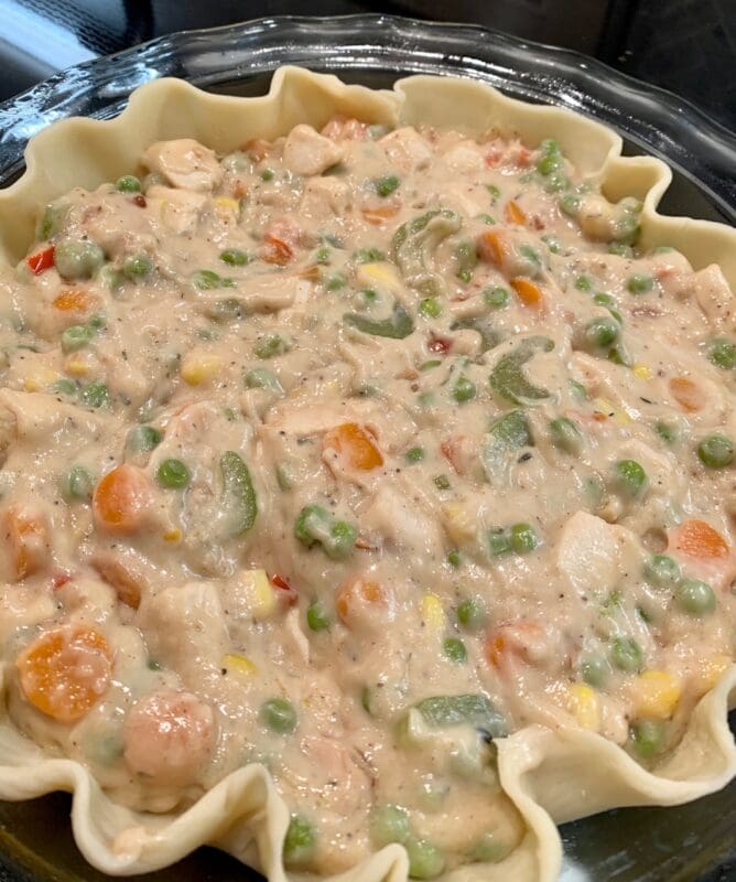 chicken pot pie filling