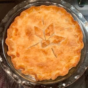 chicken pot pie baked