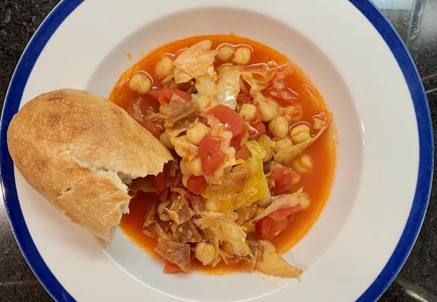 Spanish Chorizo and chickpea soup