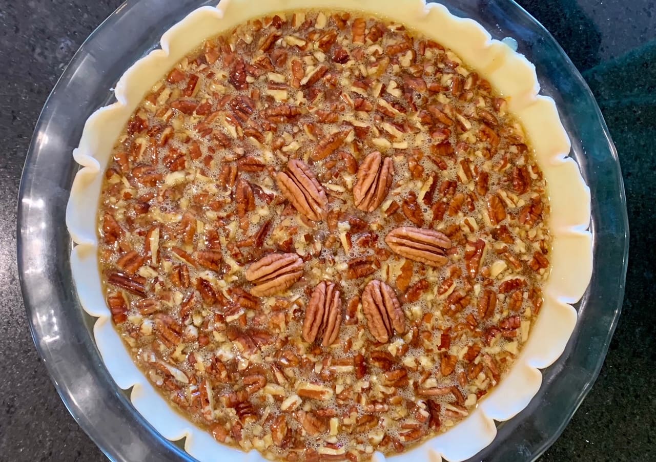 pecan pie unbaked