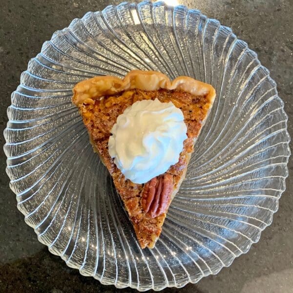 orange infused Pecan Pie main