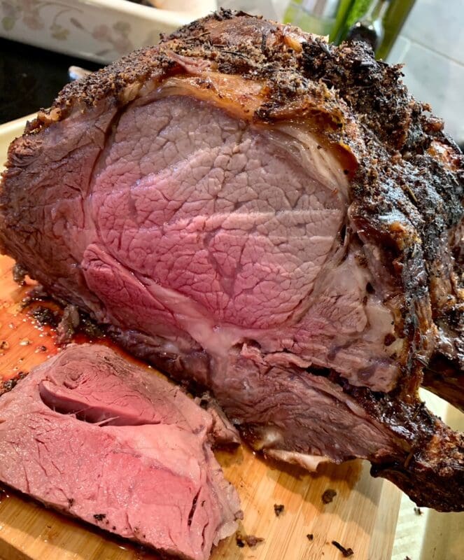 medium rare Prime Rib Roast