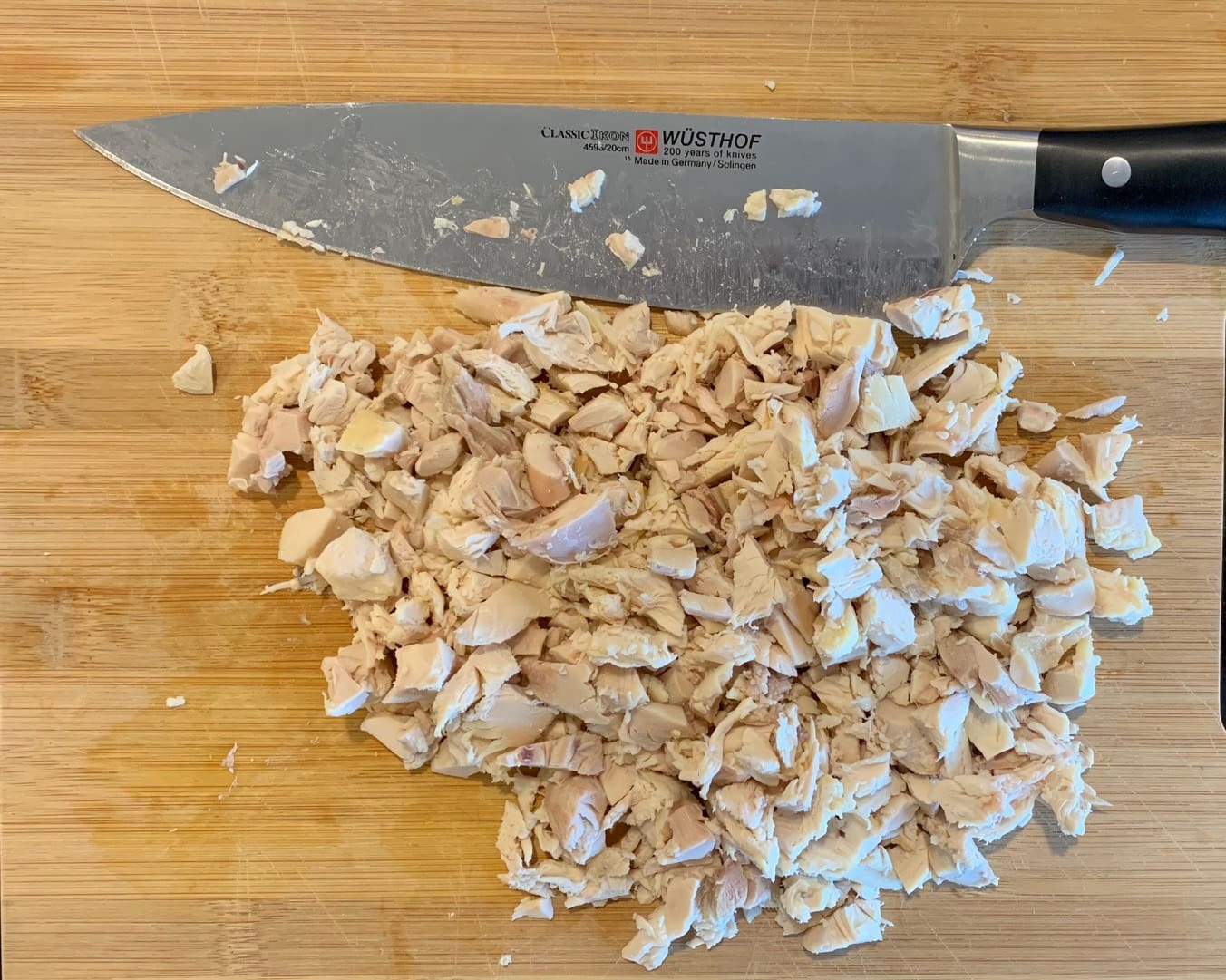 chopped chicken