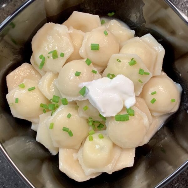 goat cheese dumplings 2