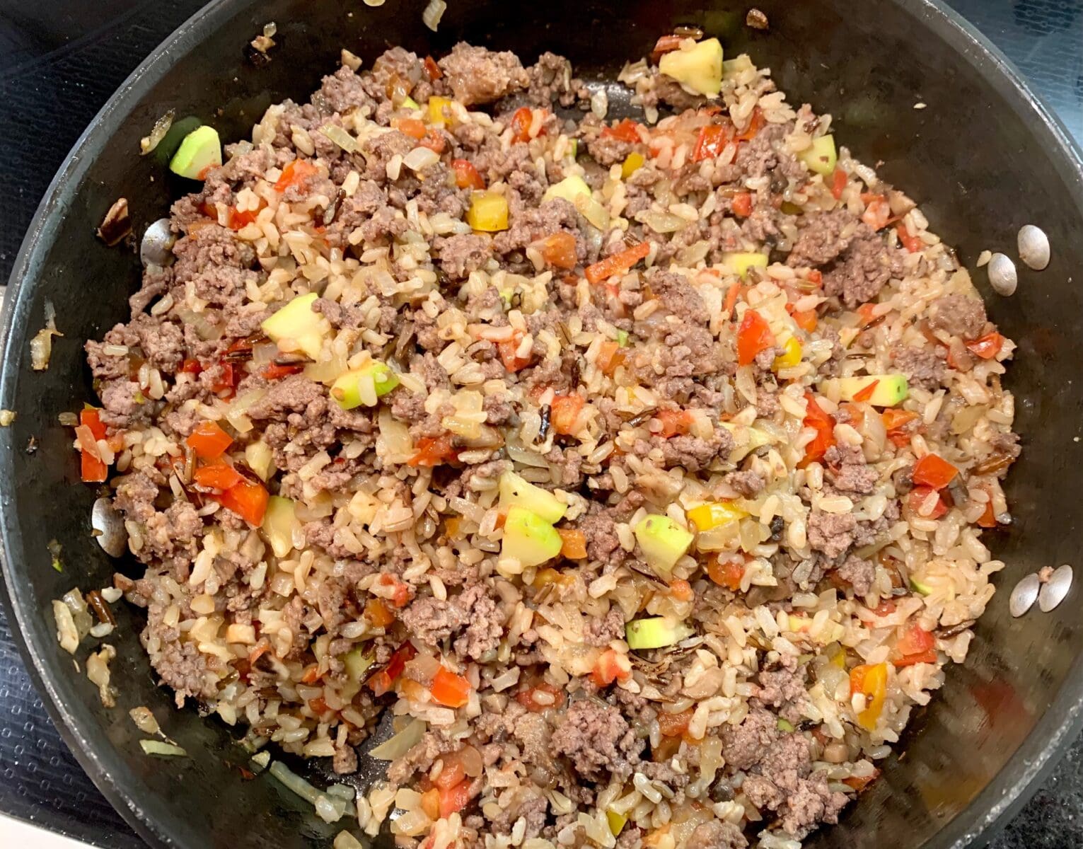 meat and veggies