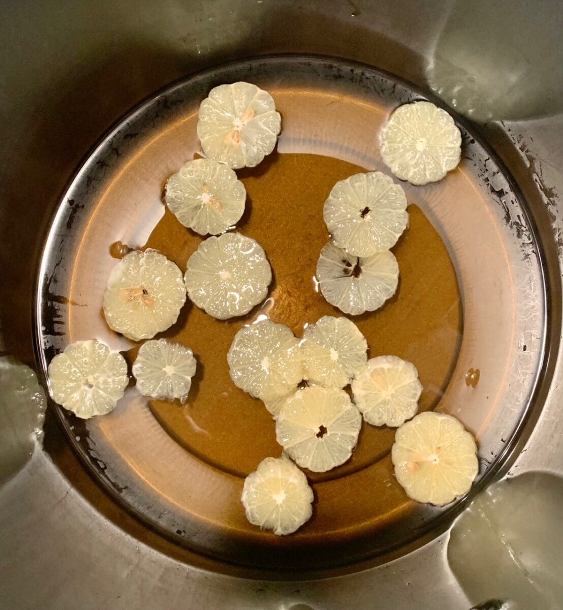 steeping lemons