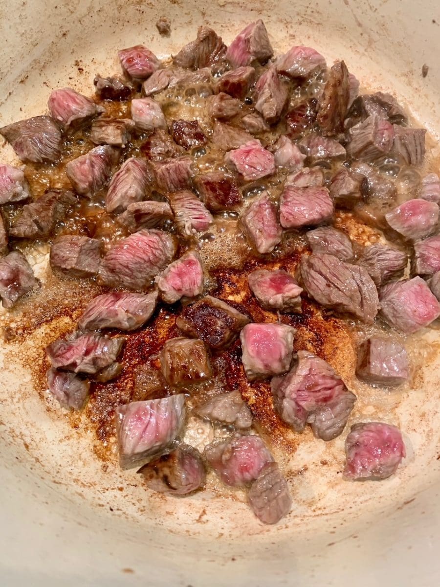 beef barley soup seared beef