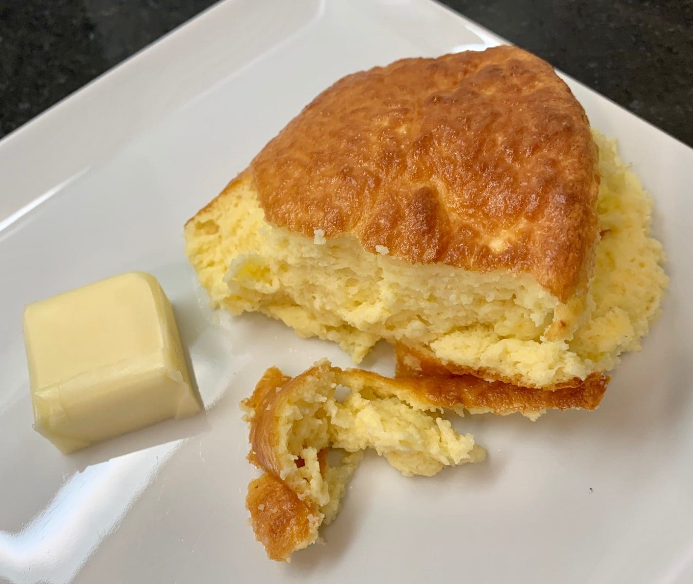 spoonbread and butter