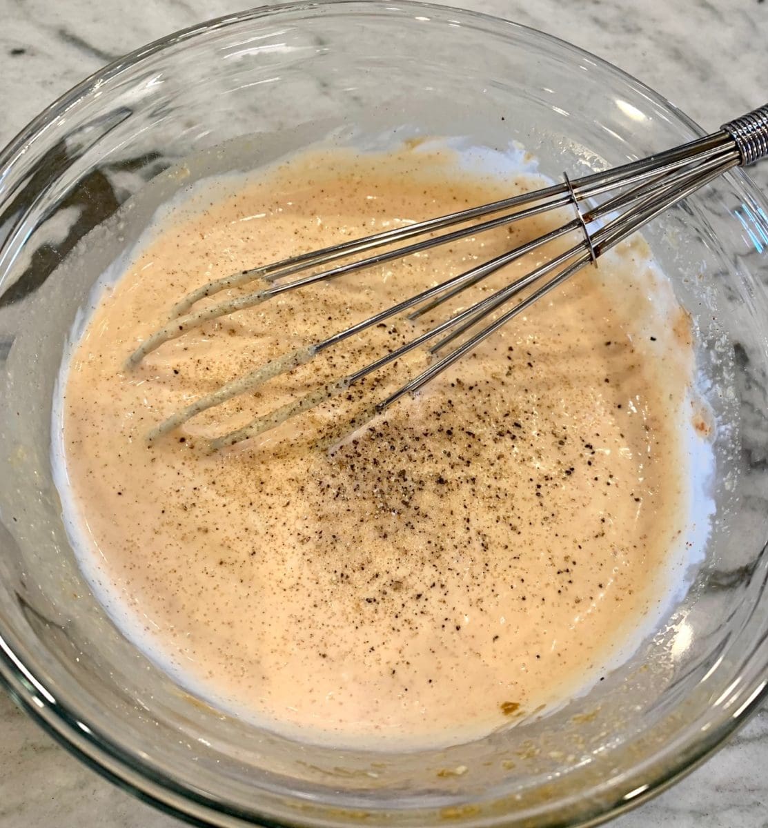 mixing Russian Dressing