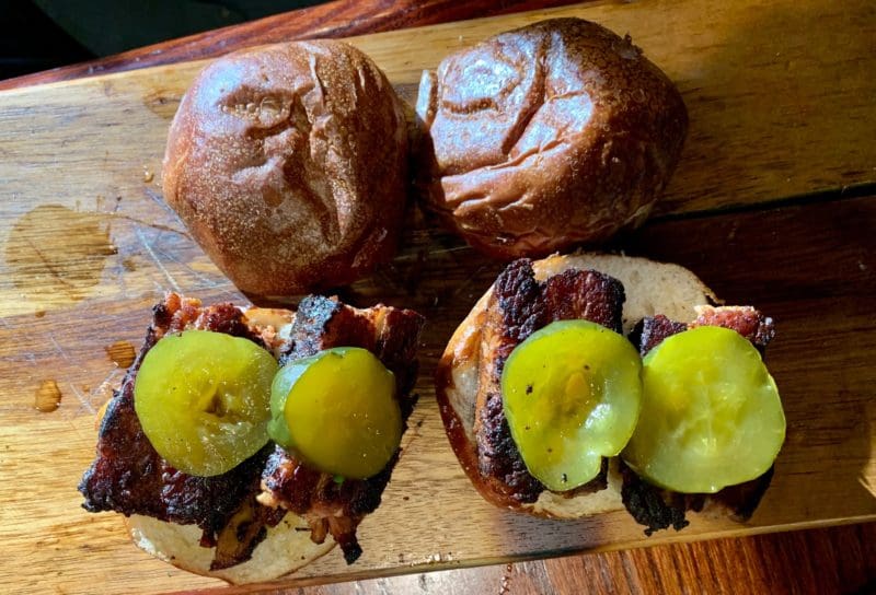 beef brisket slider