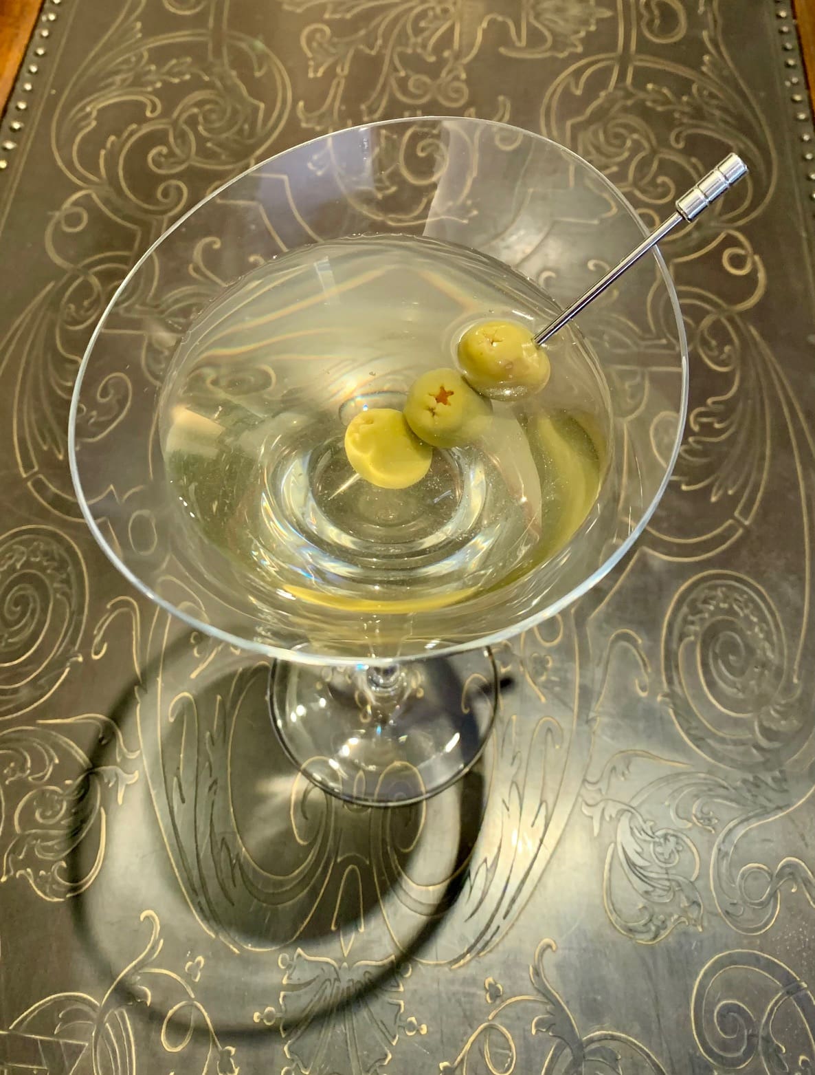 A cheeky start; our Le Petit Pickle brings a whole new meaning to a dirty  martini.⁣ Photo: @birch
