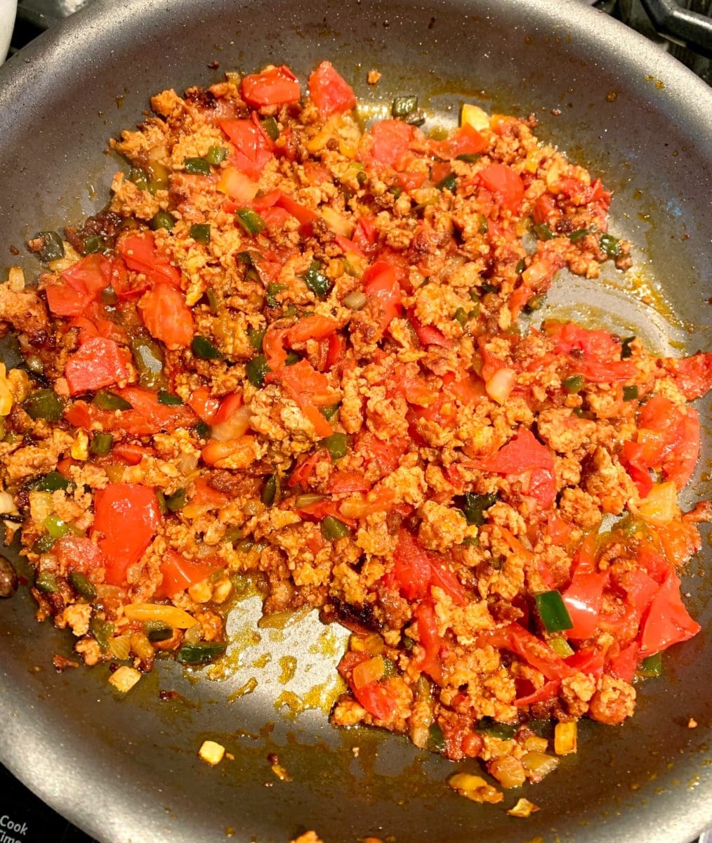 with tomatoes