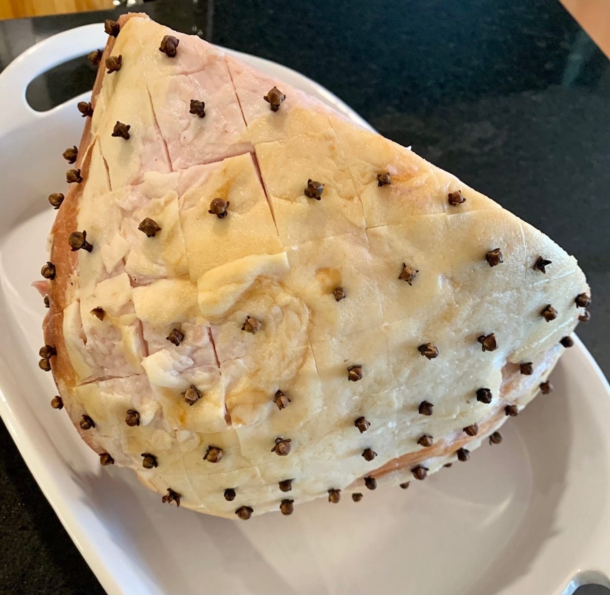 prepping the ham