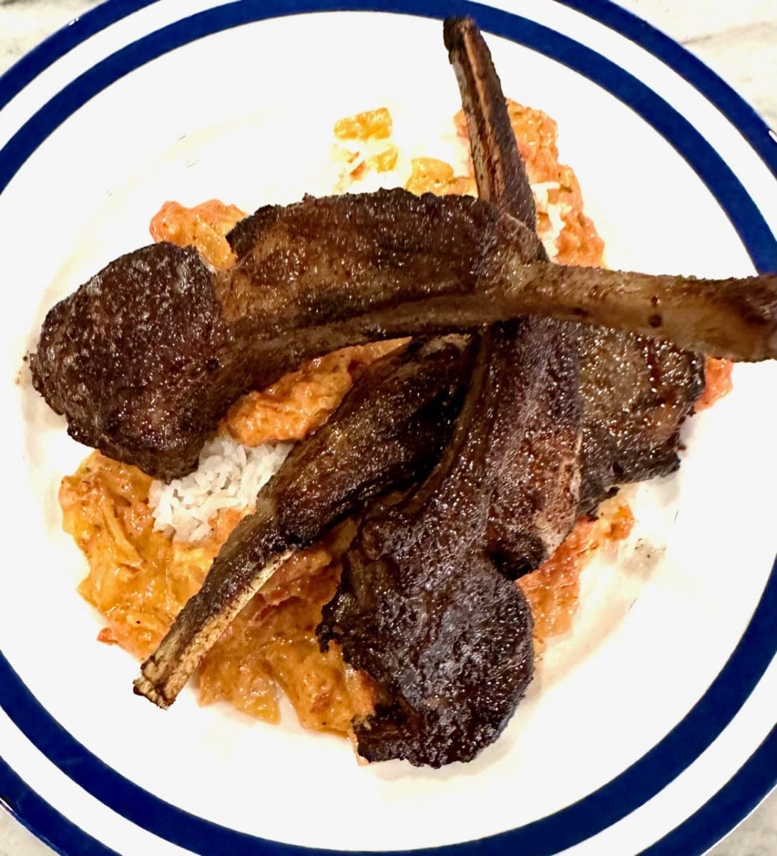 lamb pops with tomato gravy 2