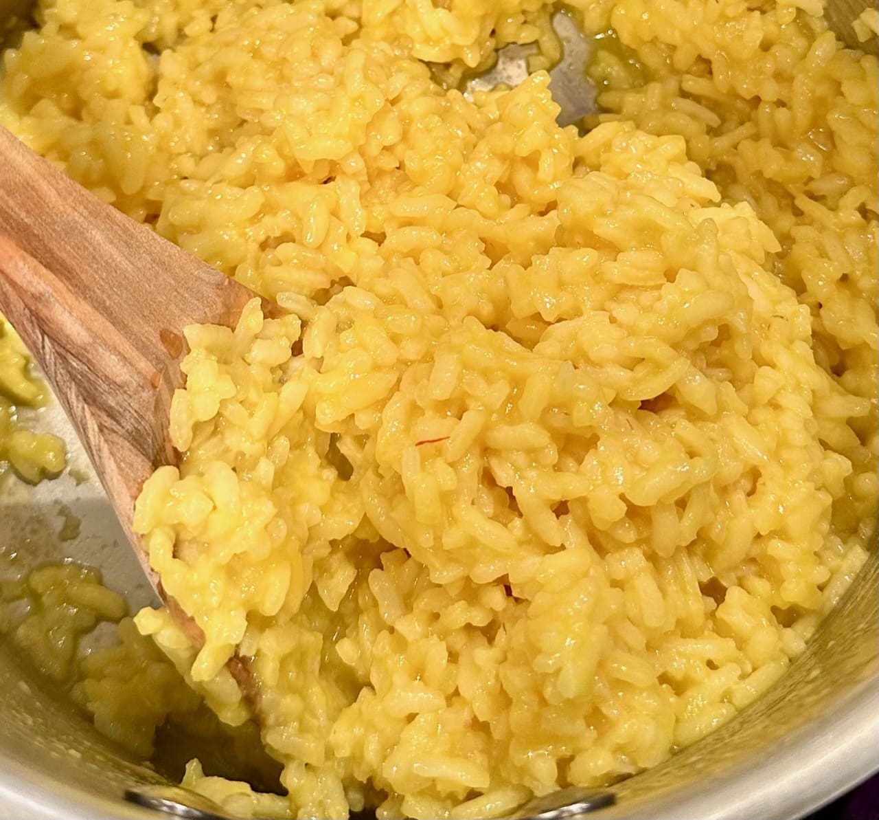 cheesy saffron restaurant risotto 1