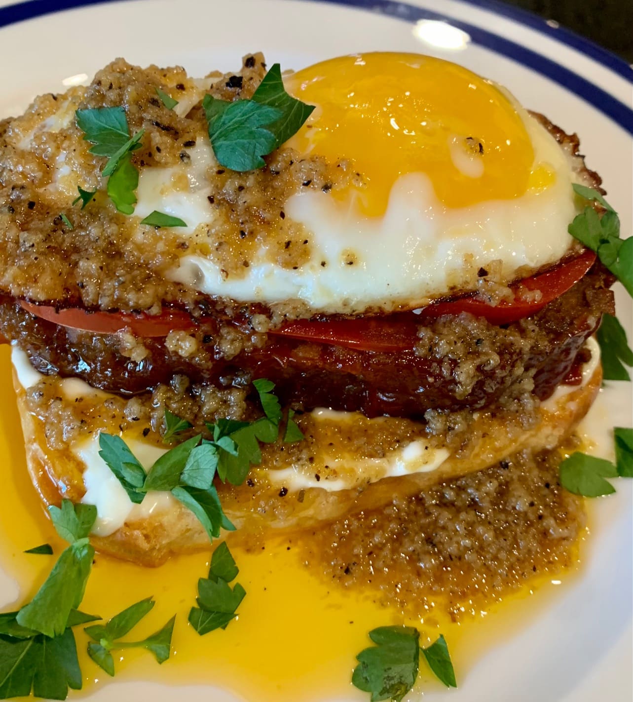 bourbon and coke meatloaf sandwich 1