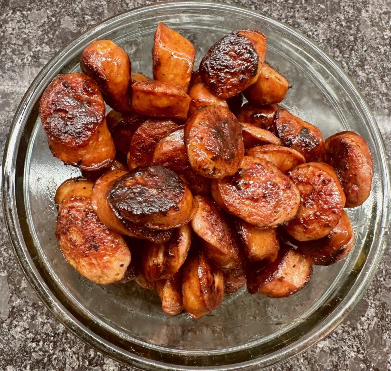 seared andouille sausage