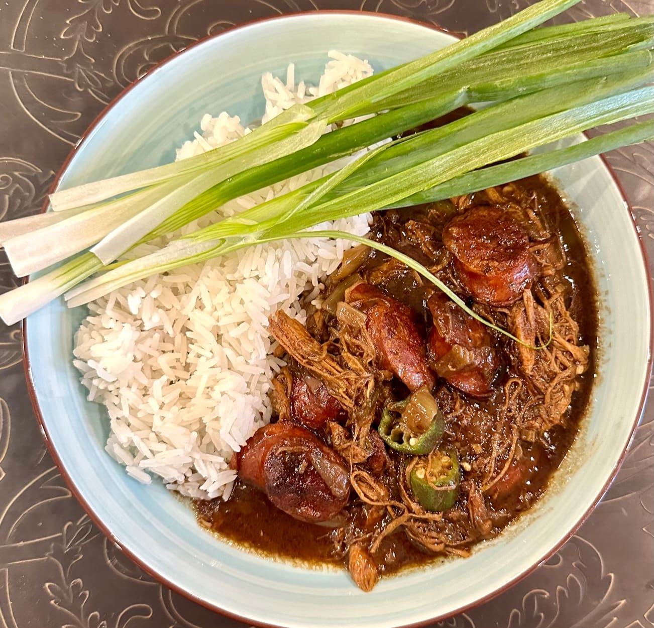 chicken and sausage gumbo