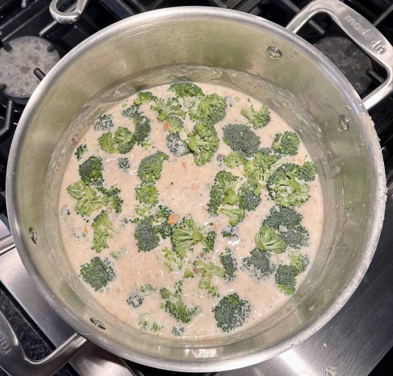 with broccoli