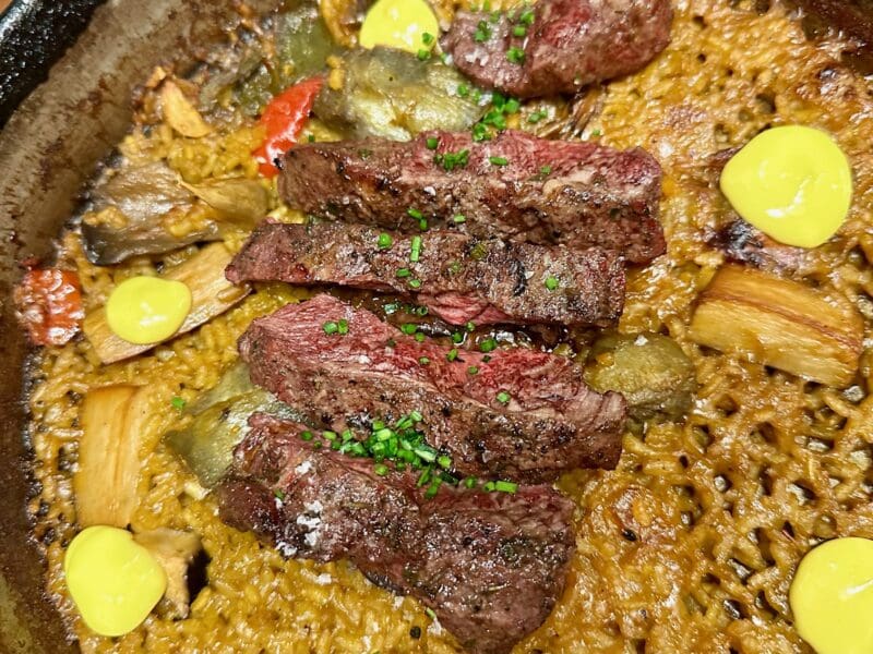 jaleo ribeye paella