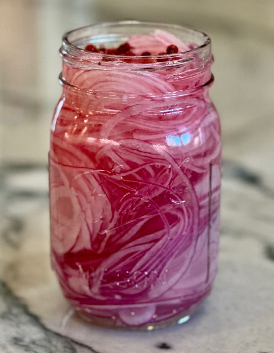 pickled red onions 1