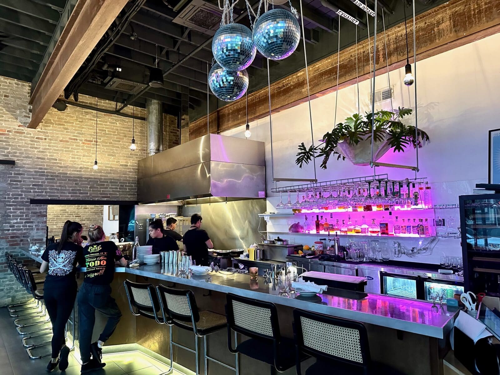 kitchen and bar
