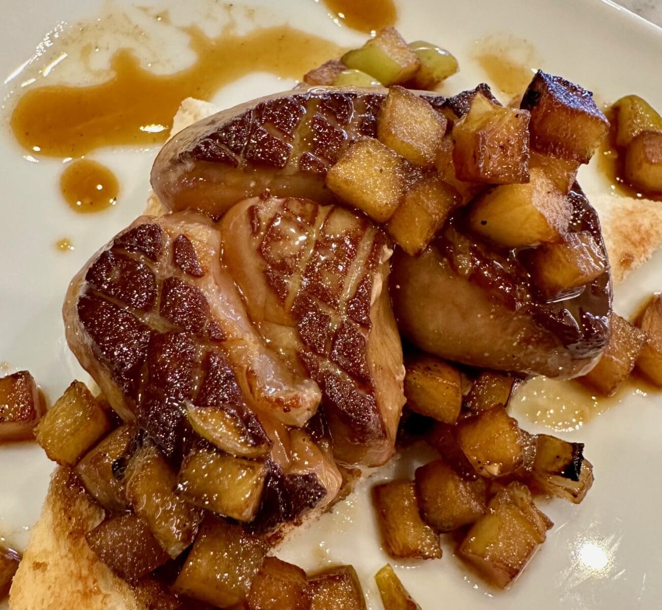 french dinner party foie gras