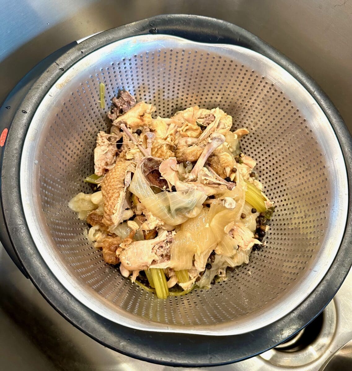 first straining