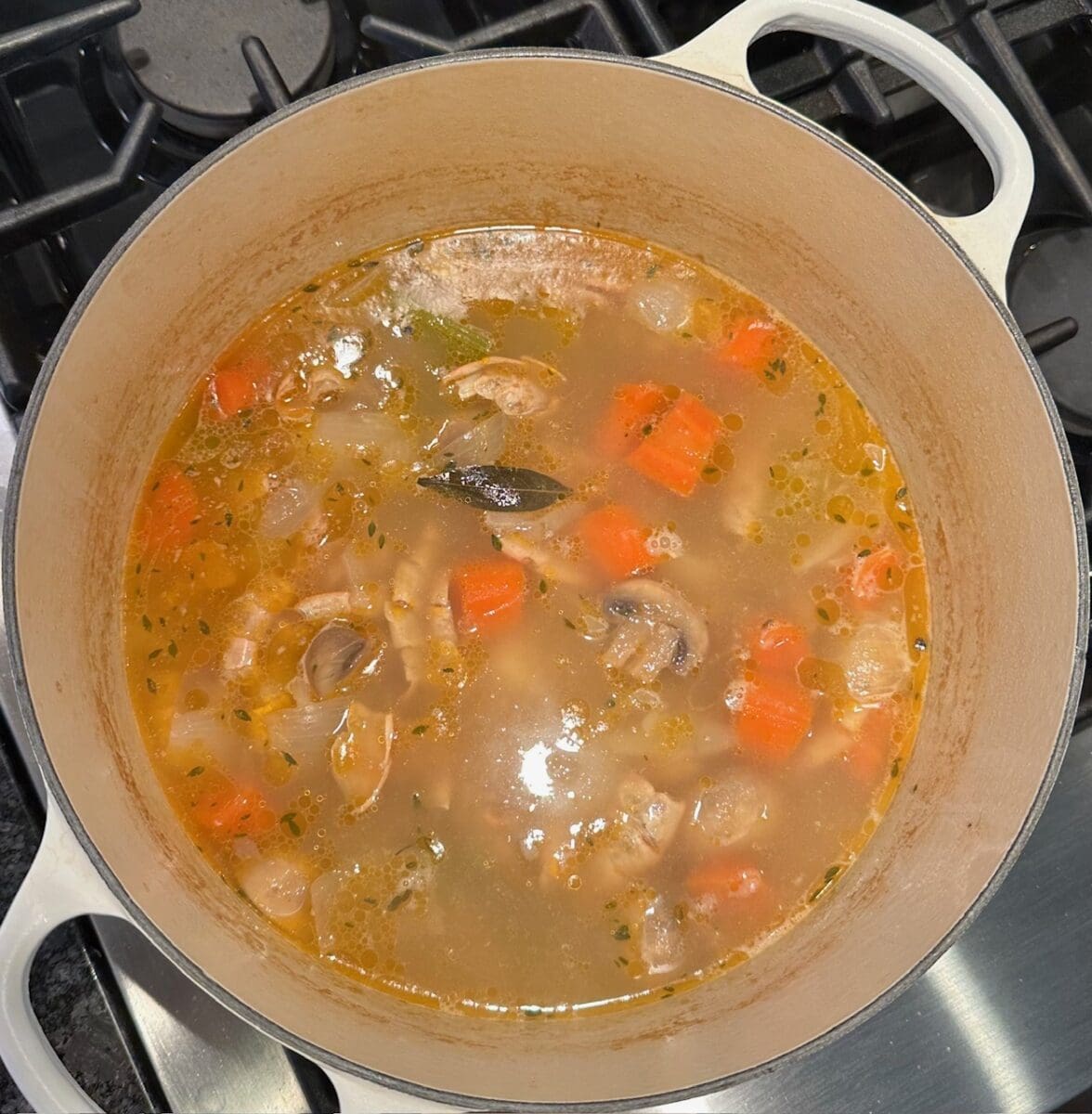 cooked stock