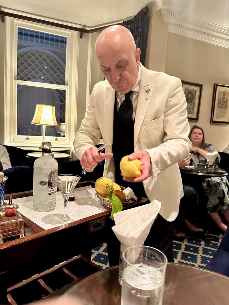 Dukes martini ritual