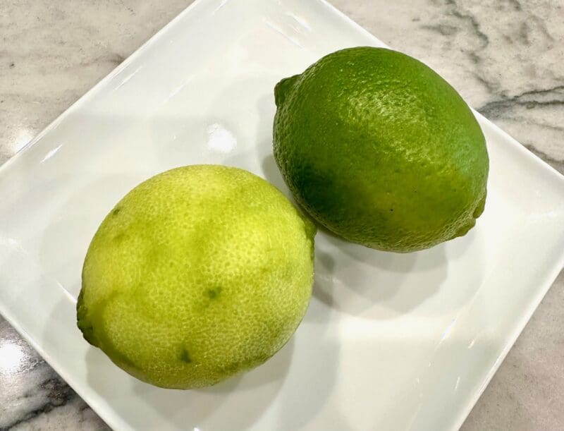 zesting limes