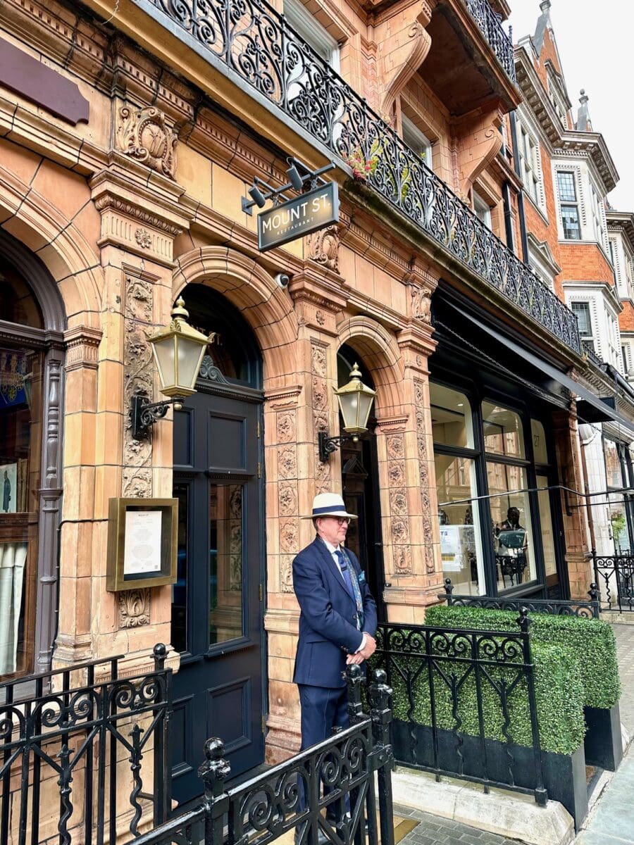 mount street london greeter