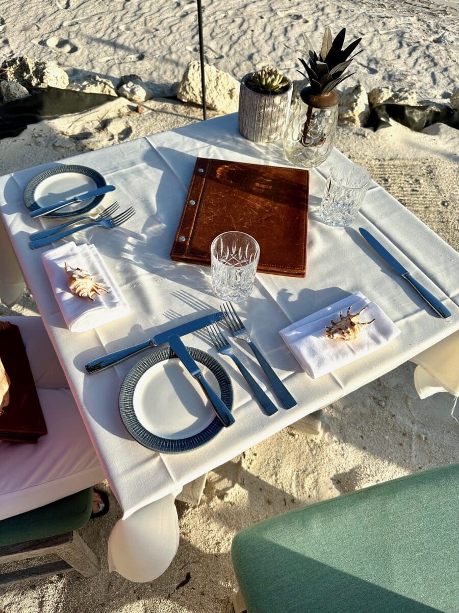 our table