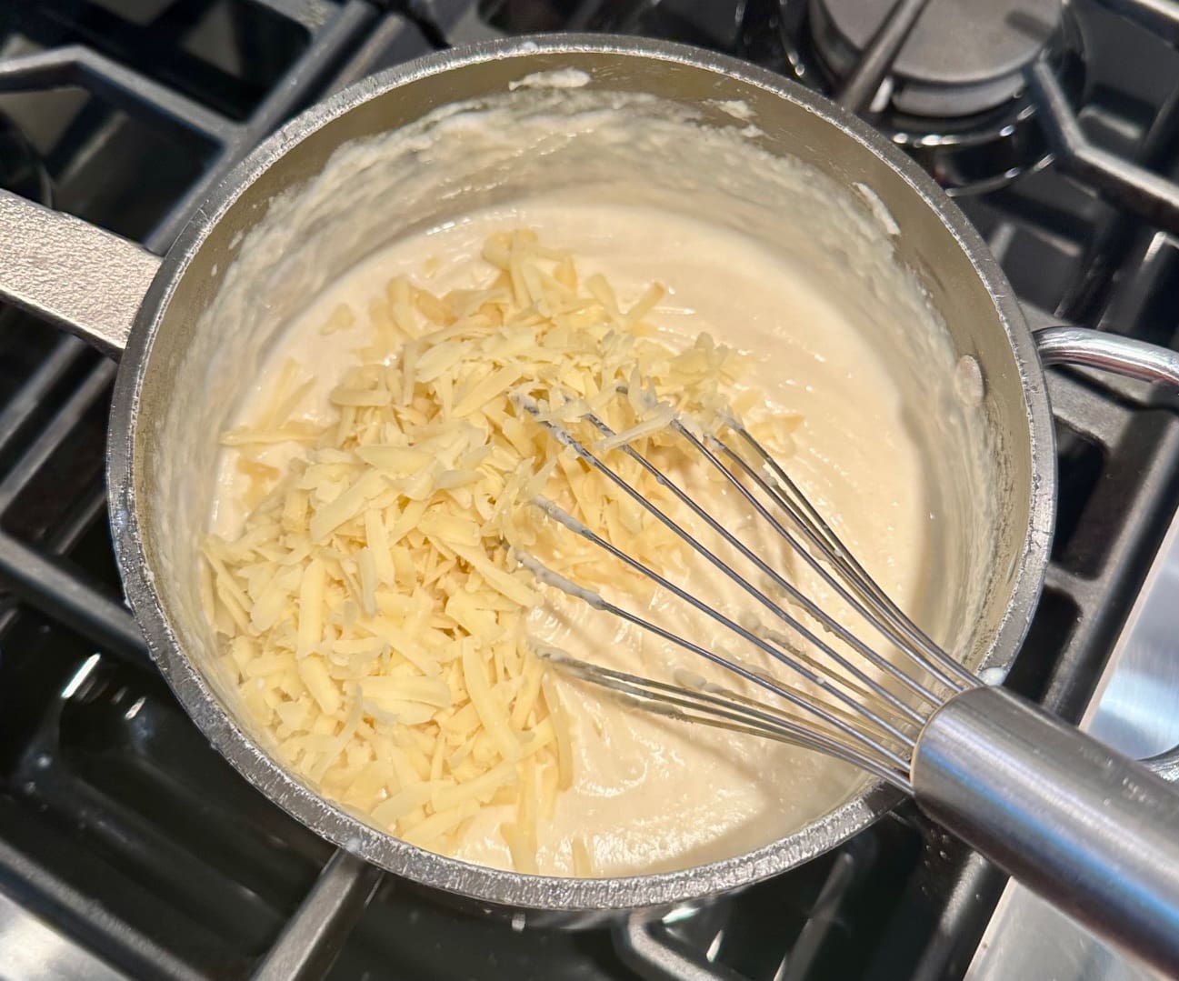 adding cheese