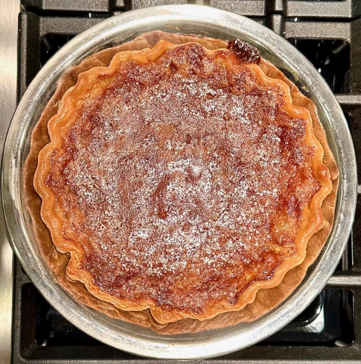 Fully baked buttermilk chess pie
