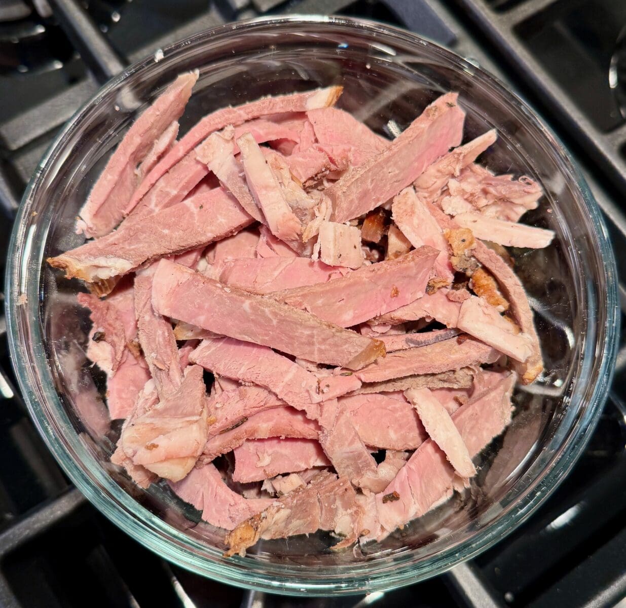 sliced prime rib