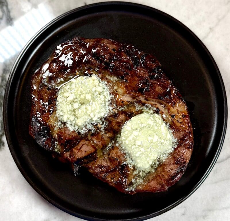 ribeye and blue cheese