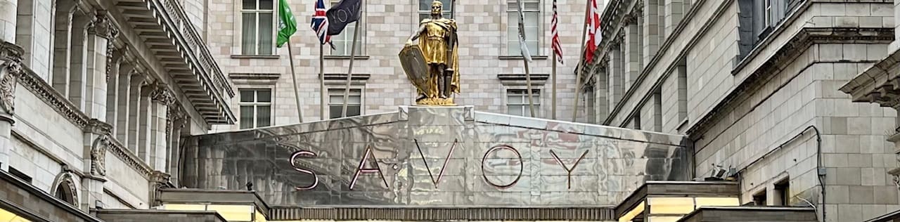 savoy grill facade
